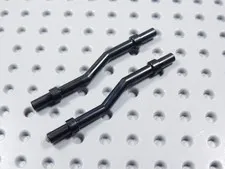 LEGO Harry Potter Lot of 2 Black Bent Staffs Accessory Minifig BQ
