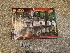 Lego Star Wars 7261 Clone Turbo Tank Instructions Manual and Printed Pieces