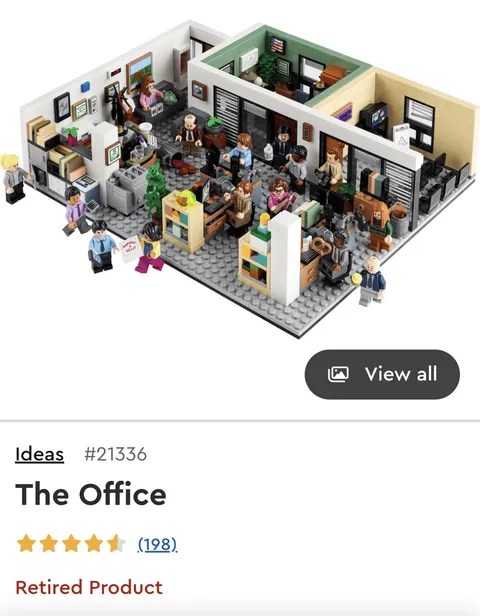 RETIRED LEGO Ideas: The Office 21336 Complete w/Minifigures, box, manual, case