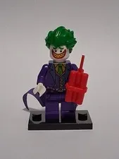 Joker Custom- Lego Minifigure-Dc Superheroes Villan Green Purple Rare Tox