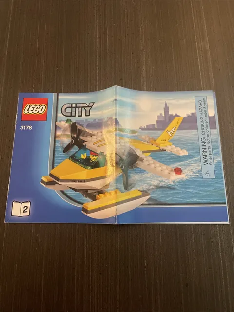 LEGO City 3178 SeaPlane Instruction Manual Book 2 Only Building Toy 2010