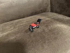 LEGO custom red and black medical stretcher with real LEGO bricks