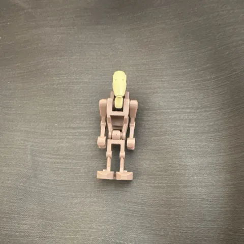 LEGO Star Wars Geonosian Battle Droid sw0061 Sand Red 4478 #1 missing head