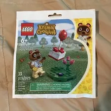 LEGO Tom Nook Minifig and Present Paperbag New Sealed Animal Crossing 30731