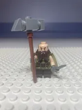 LEGO Lord of The Rings LOR013 Gimli Minifigure From Sets 9473 & 9474