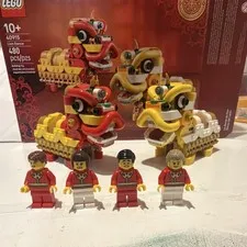 LIMITED EDITION LEGO 40915 Lion Dance set 100% COMPLETE (no instructions)