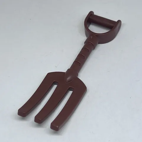 LEGO DUPLO Reddish Brown Pitchfork Replacement Part Piece Farm Zoo 58086 A8