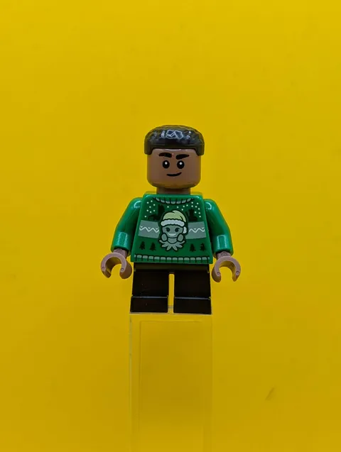 Blaise Zabini hp595 Holiday Sweater Harry Potter Holiday Lego Minifigure