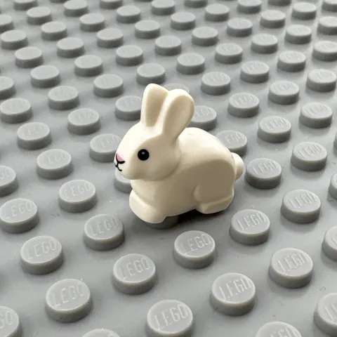 LEGO Minifigure Animal - White - Bunny Rabbit