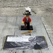 Lego Pirate Captain Minifigure Collectible Series 8 8833 CMF Rare Lot Retired 