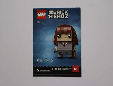 LEGO® Harry Potter™ BrickHeadz 41616 Hermione Granger™ Instruction Manual Only!