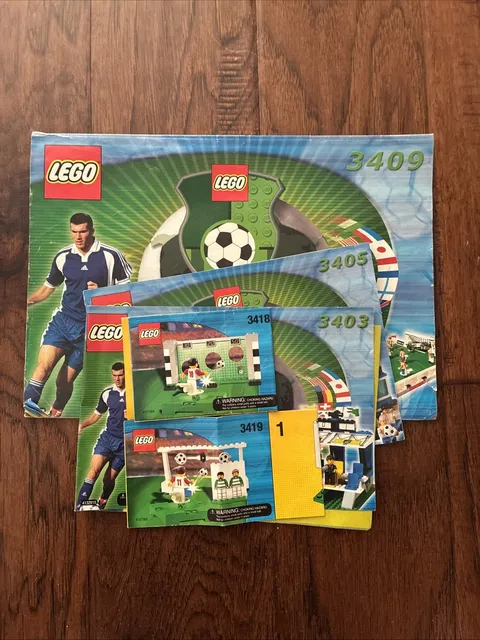 Lego Sports Championship Challenge (3403/3405/3409/3418/3419) Instructions Lot