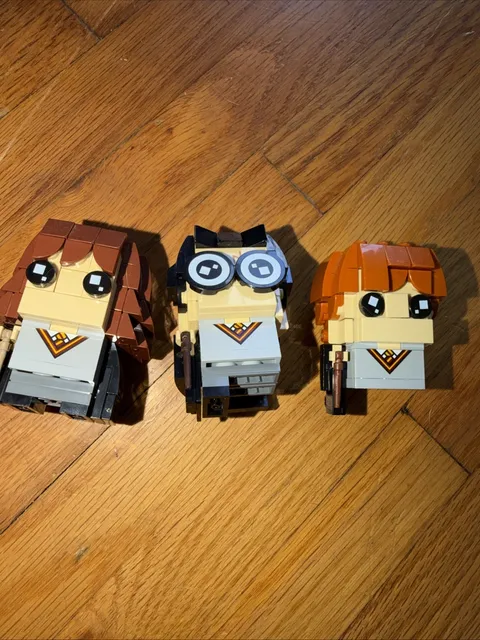 LEGO BrickHeadz Lot of 3 Brick-Built Figures Incomplete