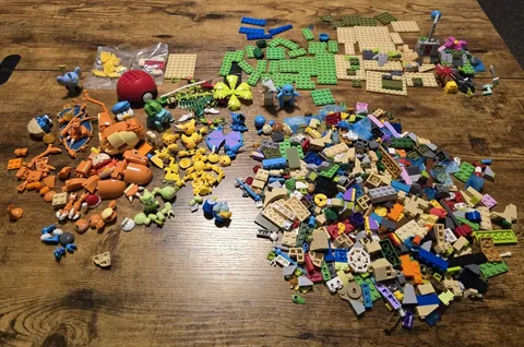 LEGO Bulk Lot Bricks Pieces Baseplates Pokémon Figures Pikachu Multicolor