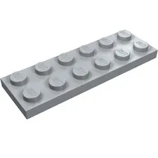 10x LEGO® Part 3795 - Plate 2 x 6