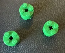 LEGO 3941 Brick Round 2 x 2 Axle Hole Lot 3 Green Replacement