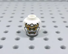 LEGO Ninjago White Printed Dual Sided Head Minifig Monster BT