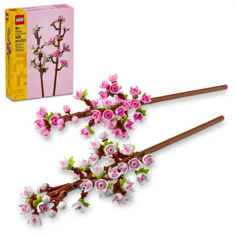 LEGO Cherry Blossom Building Toy for Kids, Girls & Boys, Ages Blossoms