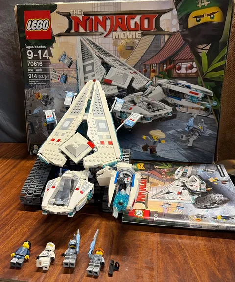 LEGO The LEGO Ninjago Movie: Ice Tank (70616) Box And Instructions Missing 1 Fig