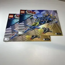 The LEGO Movie 70816 Benny's Spaceship Spaceship SPACESHIP! ~MANUAL BOOKS ONLY~