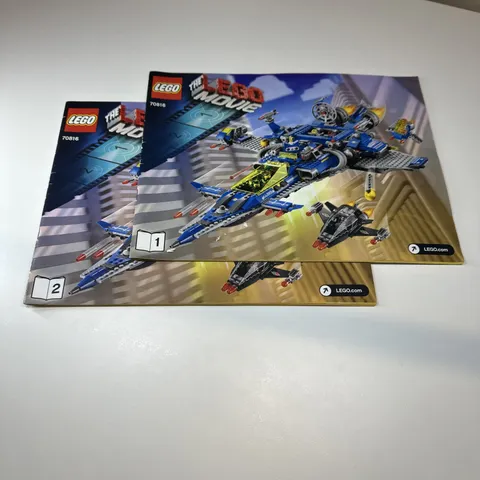 The LEGO Movie 70816 Benny's Spaceship Spaceship SPACESHIP! ~MANUAL BOOKS ONLY~