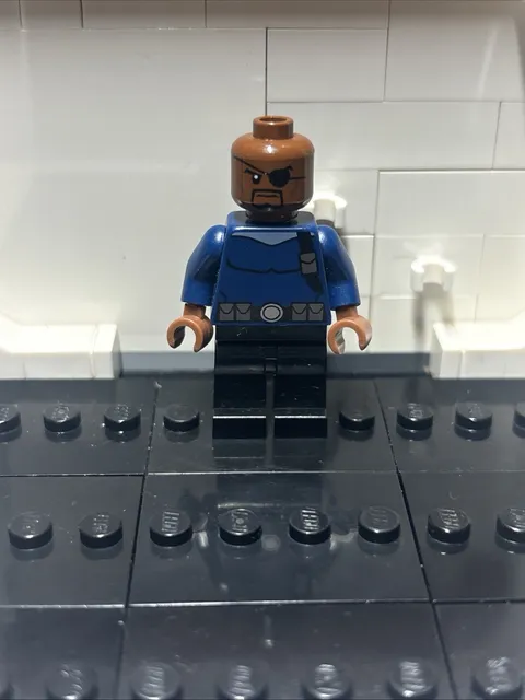 Nick Fury 76004 Ultimate Spider-Man Marvel Super Hero LEGO® Minifigure Figure