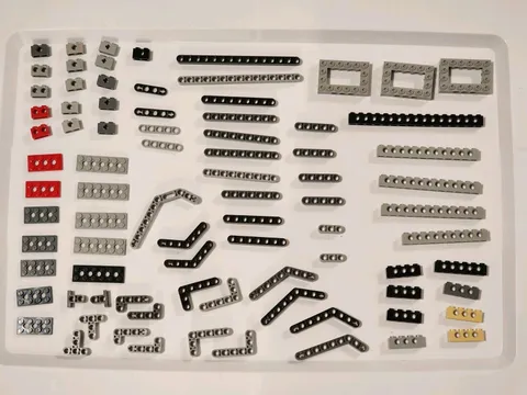 LEGO Technic Bulk Lot - Assorted Beams, Liftarms, Bricks & Connectors