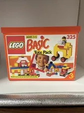 Vintage Lego Basic Tote Pack 325 1990 FACTORY SEALED PACKAGING!