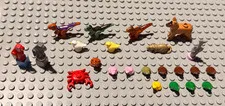 LEGO Animals Dog Parrot Frog Mouse Bird Dinosaur Fish Crab You Choose!