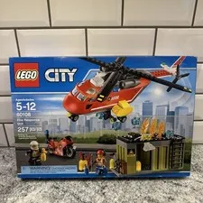 LEGO City Fire Response Unit (60108) New & Factory Sealed Building Toy