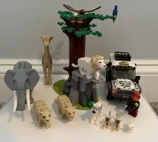 LEGO Safari Lot: Vehicle, Minifig, w/Animals, From Sets 60267, 60307, 41717