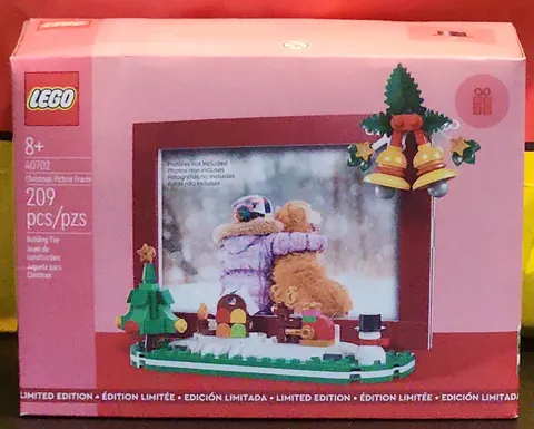 New Sealed Lego 40702 Christmas Picture Frame 4 X 6 Photo Limited Edition