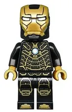 LEGO® Minifigure Super Heroes sh0567 Iron Man Mark 41 Armor Trans-Clear Head