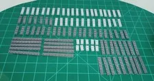 100 pieces Shades of Gray Genuine Lego 1x Plates and 92593 for Castle Star Wars