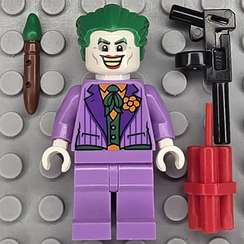 Lego DC Super Heroes Minifigure SH0903 The Joker Medium Lavender Suit