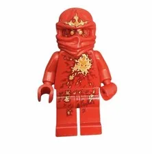 LEGO Ninjago NRG KAI Red COMPLETE Minifigure from Set 9591 - AUTHENTIC GOOD COND