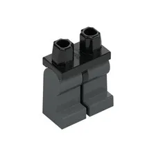 LEGO Black Hips and Dark Bluish Gray Legs inv.630