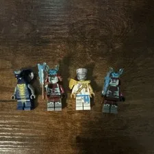 LEGO Ninjago Minifigure Lot of 4 Assorted Minifigures w/ Accessories