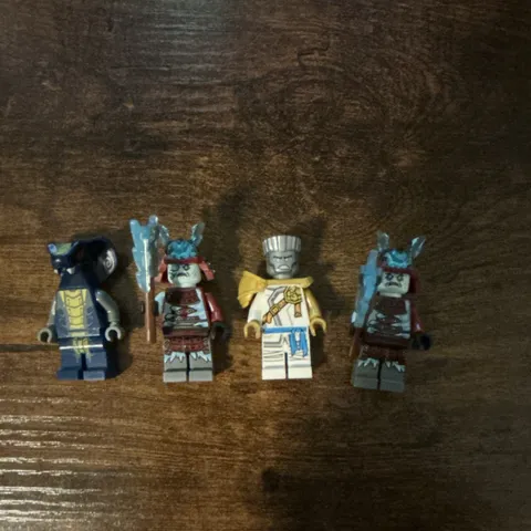 LEGO Ninjago Minifigure Lot of 4 Assorted Minifigures w/ Accessories