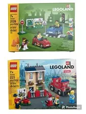 Lego Land Exclusive Sets: FireHouse 40393 & Driving School 40347 New & Sealed