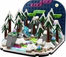 LEGO 40785 Norther Lights Diorama, all pieces included, no box, w/manual