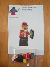 LEGO Hidden Side Jack Davids Minifigure hs018 Lopsided Smile Phone New