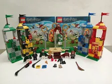 LEGO Harry Potter: Quidditch Match (75956), with minifigs & manual, READ!