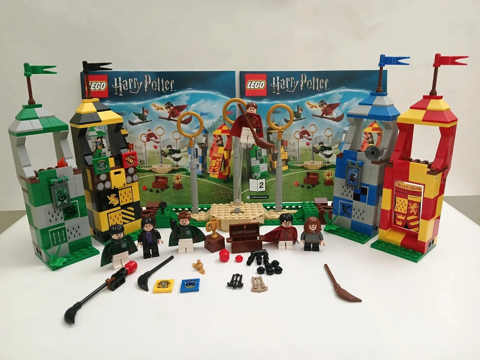LEGO Harry Potter: Quidditch Match (75956), with minifigs & manual, READ!