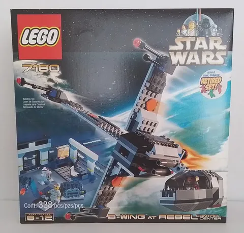 LEGO Star Wars Episode VI 7180 B-wing at Rebel Control Center! NEW! DAMAGED BOX!