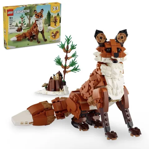 NEW Lego Creator 3-in-1 Forest Animals: Red Fox 31154 Brand New Sealed Box