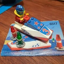 LEGO 6517: Water Jet (COMPLETE W/ INSTRUCTIONS-NO BOX)