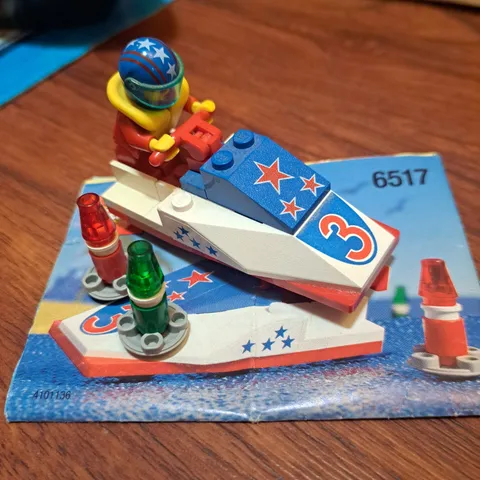 LEGO 6517: Water Jet (COMPLETE W/ INSTRUCTIONS-NO BOX)