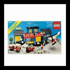 Vintage Lego 1984 Town System Cargo Center 6391 Opened Box/Sealed Contents