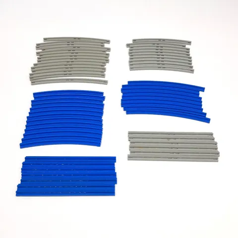Lego Classic Train Tracks Space Rails Bricks Assorted 60 piece Lot Vintage 1979